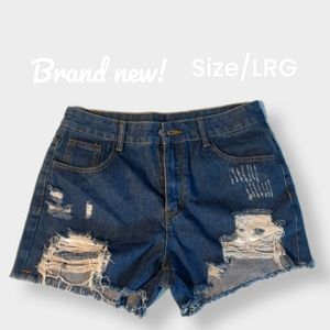 Brand new denim shorts